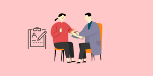 다양한 암 증상 확인과 예방을 위해 검사를 하고 있다