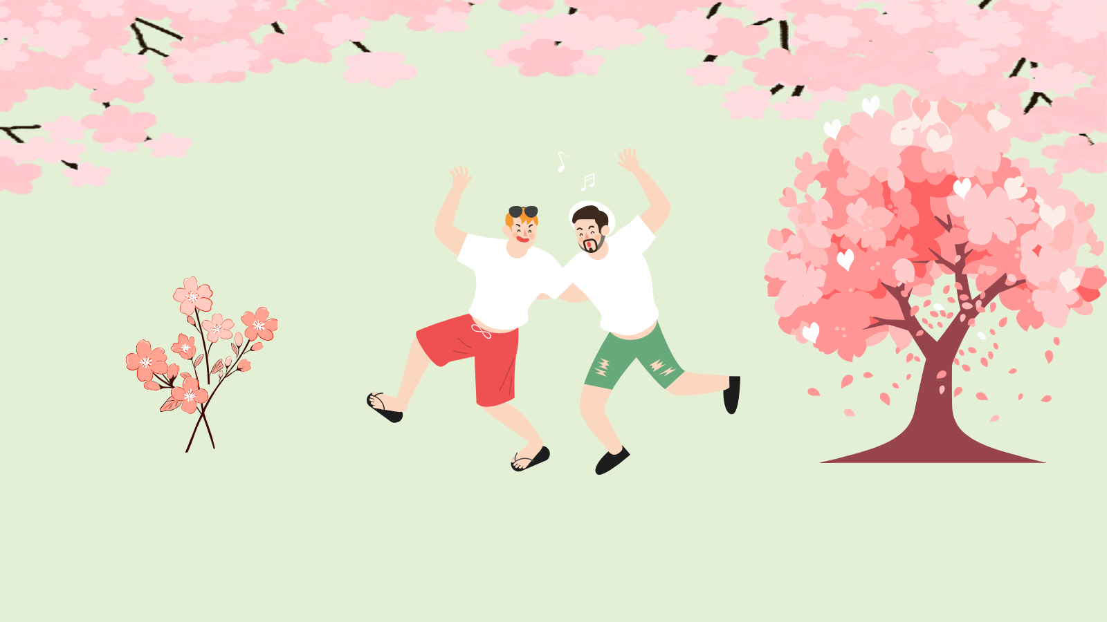 고창 벚꽃 축제를 즐기는 사람들
